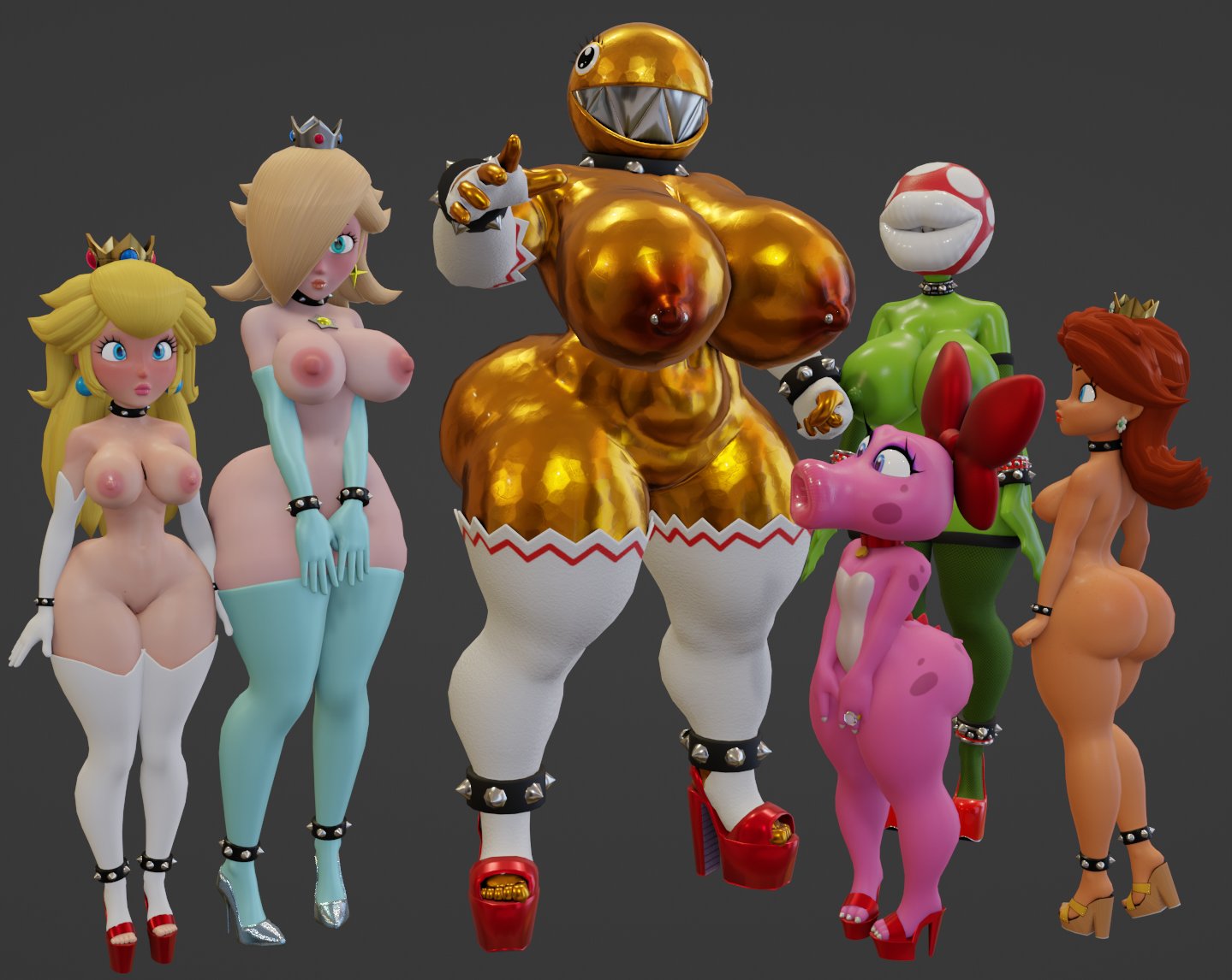 Post Birdo Blender Chain Chomp Piranha Plant Princess Daisy