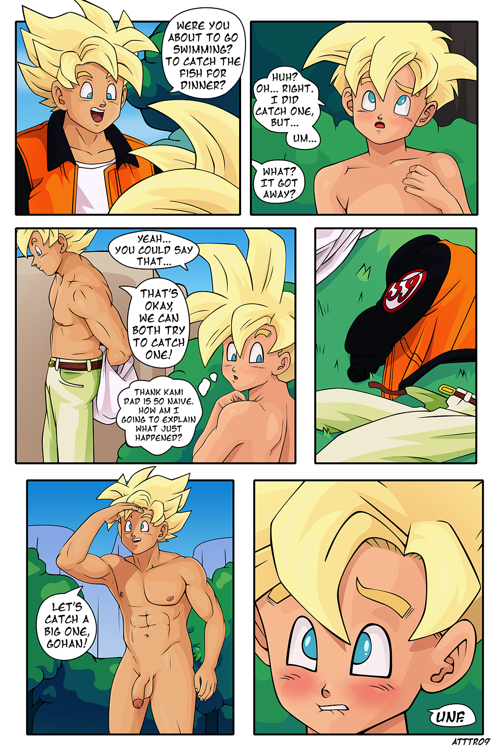 Post 4406598: comic Dragon_Ball_(series) Nearphotison Son_Gohan Son_Goku