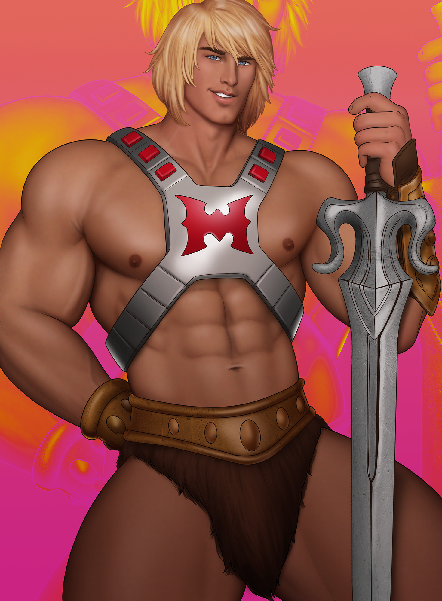 Drawnpr0n He-Man Masters_of_the_Universe Prince_Adam