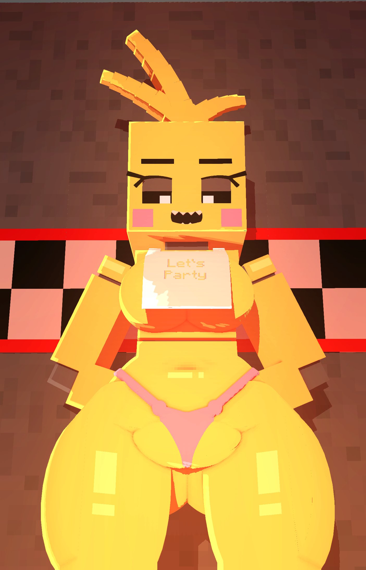 CoresVoid Five_Nights_at_Freddy's Minecraft Toy_Chica