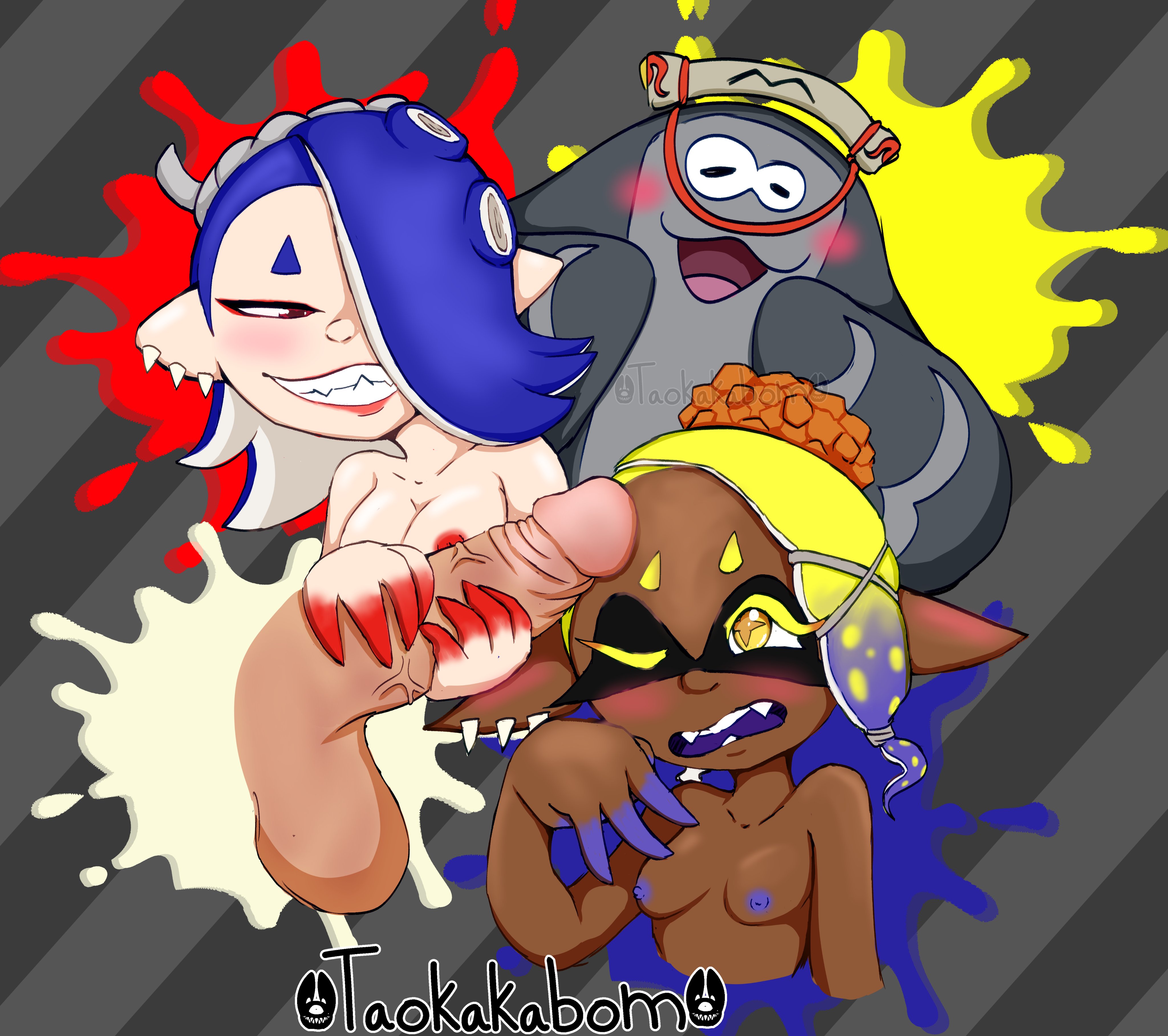 Post 5192159: Big_Man Deep_Cut Frye Inkling Octoling Shiver Splatoon  Splatoon_3 Taokakabom