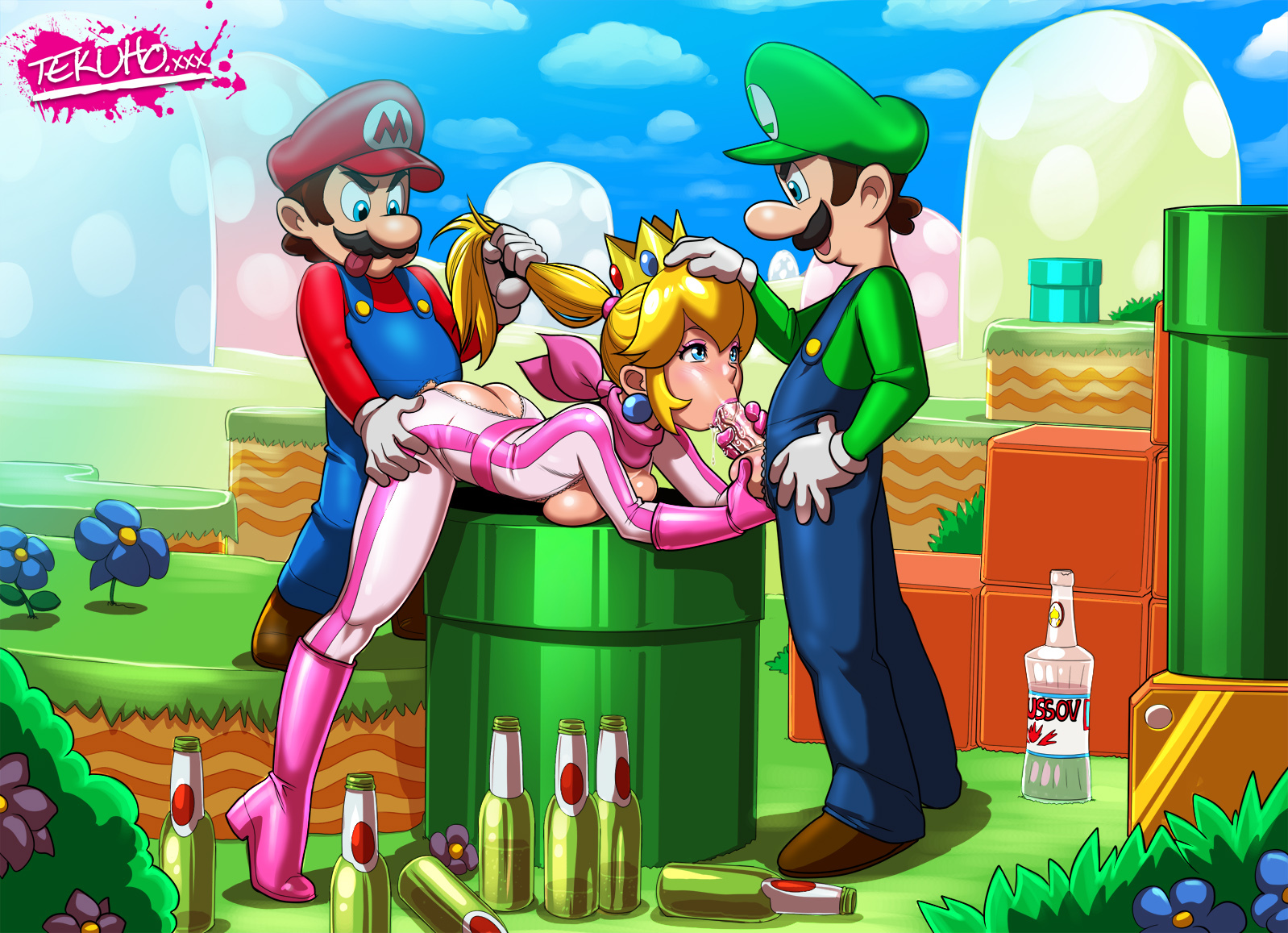 1598px x 1157px - Post 1463370: Luigi Mario Mario_Kart Princess_Peach Super_Mario_Bros. Tekuho