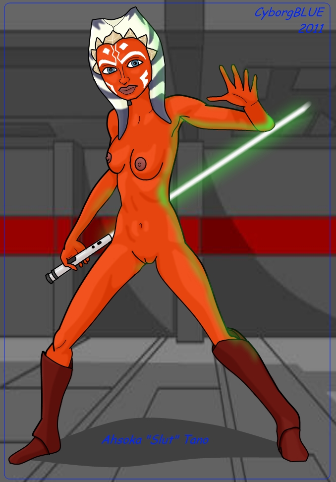 Ahsoka_Tano Clone_Wars CyborgBLUE Star_Wars togruta