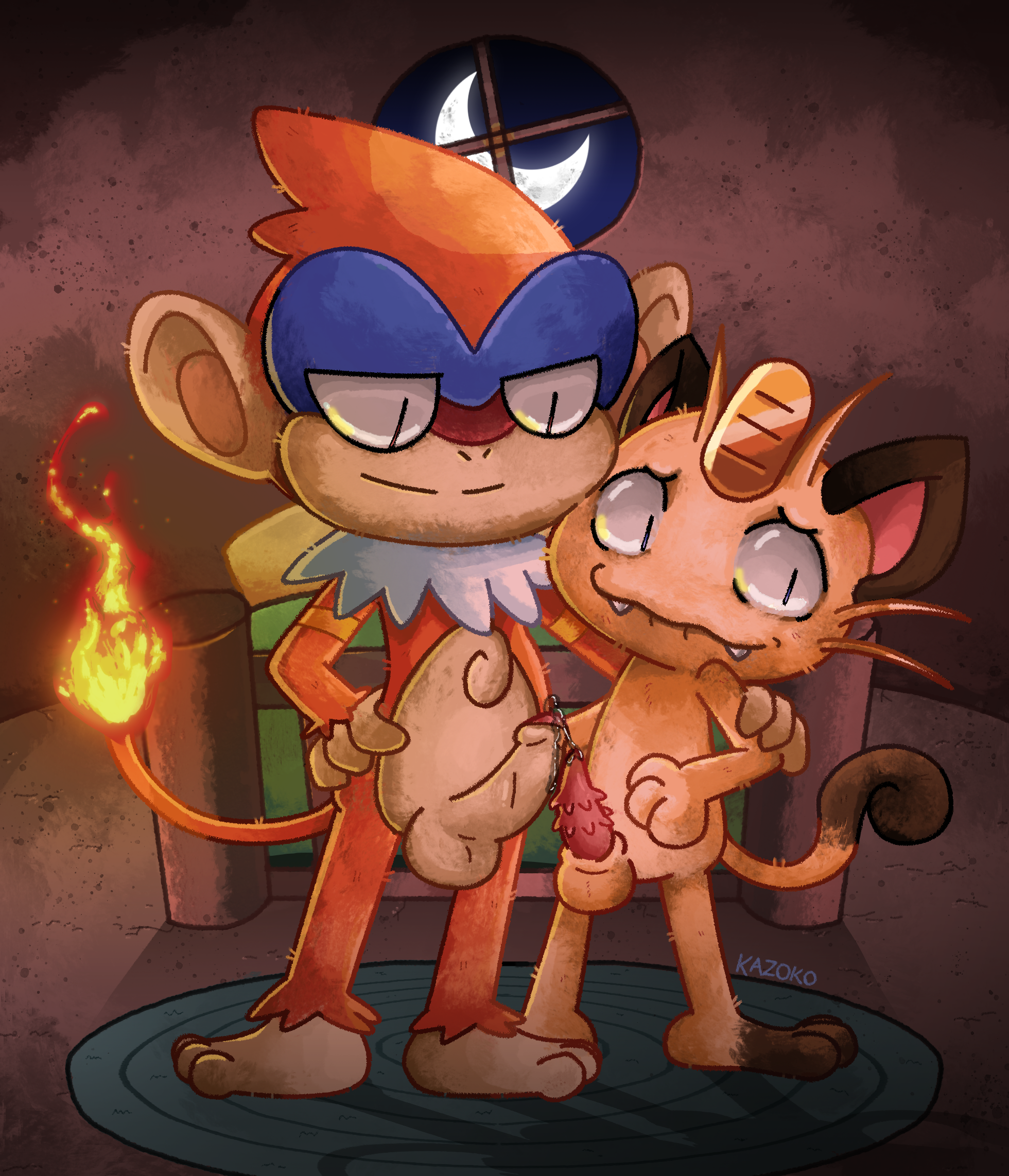 KAN0101 Meowth Monferno Porkyman