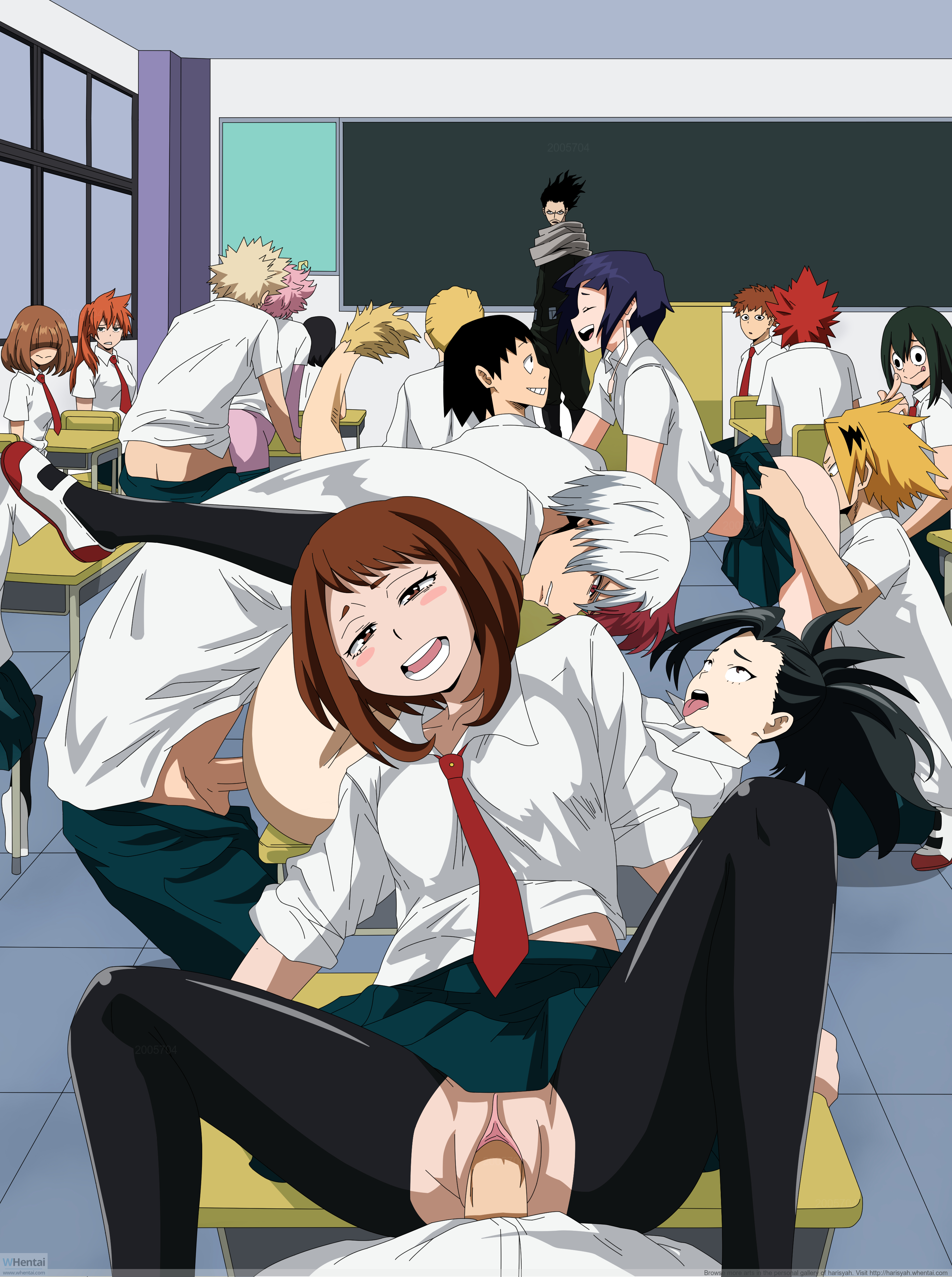 Denki_Kaminari Eijirou_Kirishima Hanta_Sero Itsuka_Kendou Izuku_Midoriya Katsuki_Bakugo Kinoko_Komori Kosei_Tsuburaba Kyouka_Jirou Mashirao_Ojiro Mina_Ashido Momo_Yaoyorozu My_Hero_Academia Ochaco_Uraraka Shouta_Aizawa Shouto_Todoroki Toru_Hagakure Tsuyu_Asui harisyah