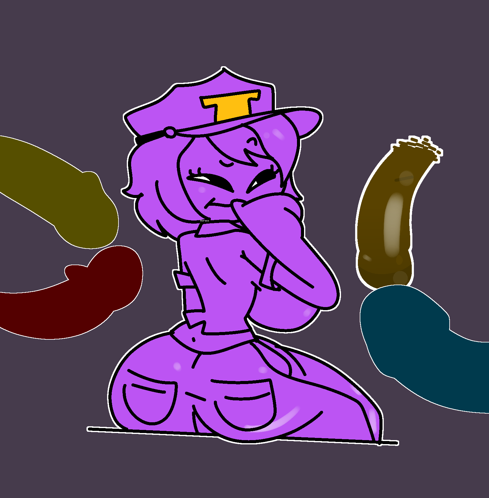 Five_Nights_at_Freddy's Purple_Guy Rule_63 TheHoraco William_Afton