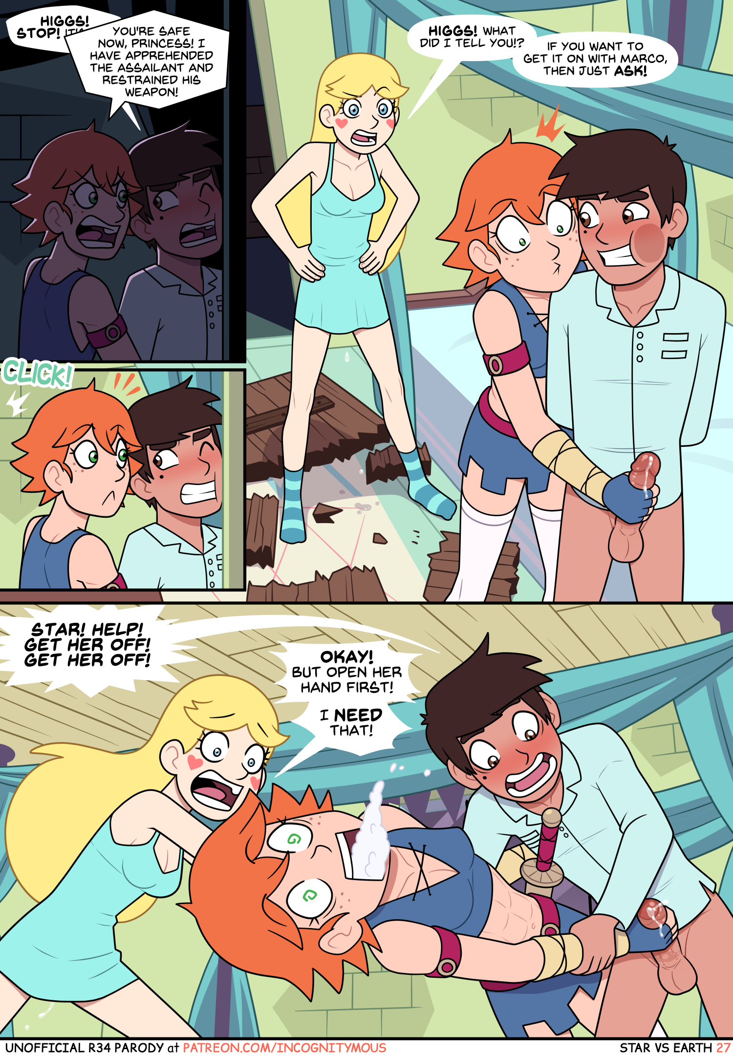 Higgs Incognitymous Marco_Diaz Star_Butterfly Star_vs_the_Forces_of_Evil comic