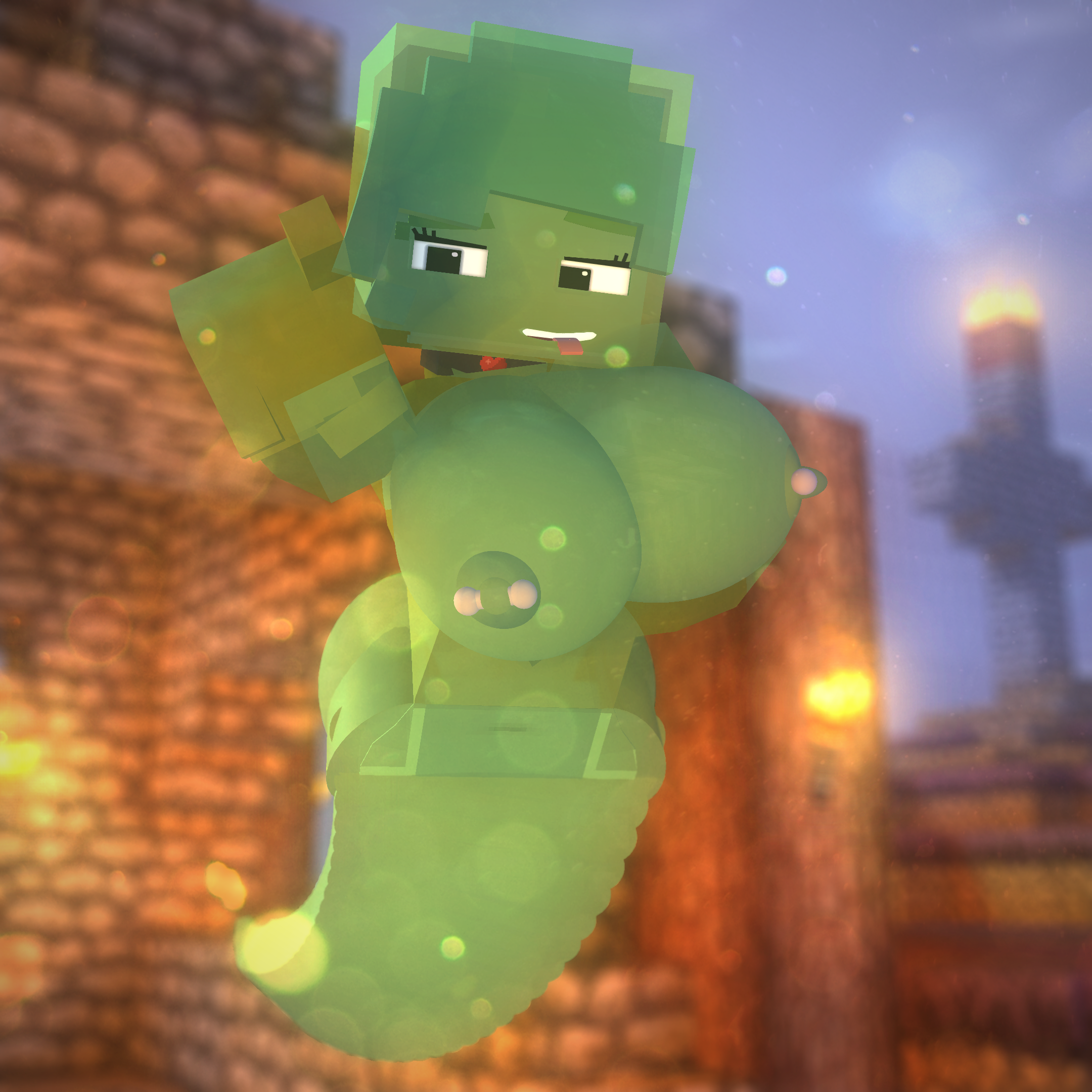 Cuteskyler Mine-imator Minecraft Rule_63 slime