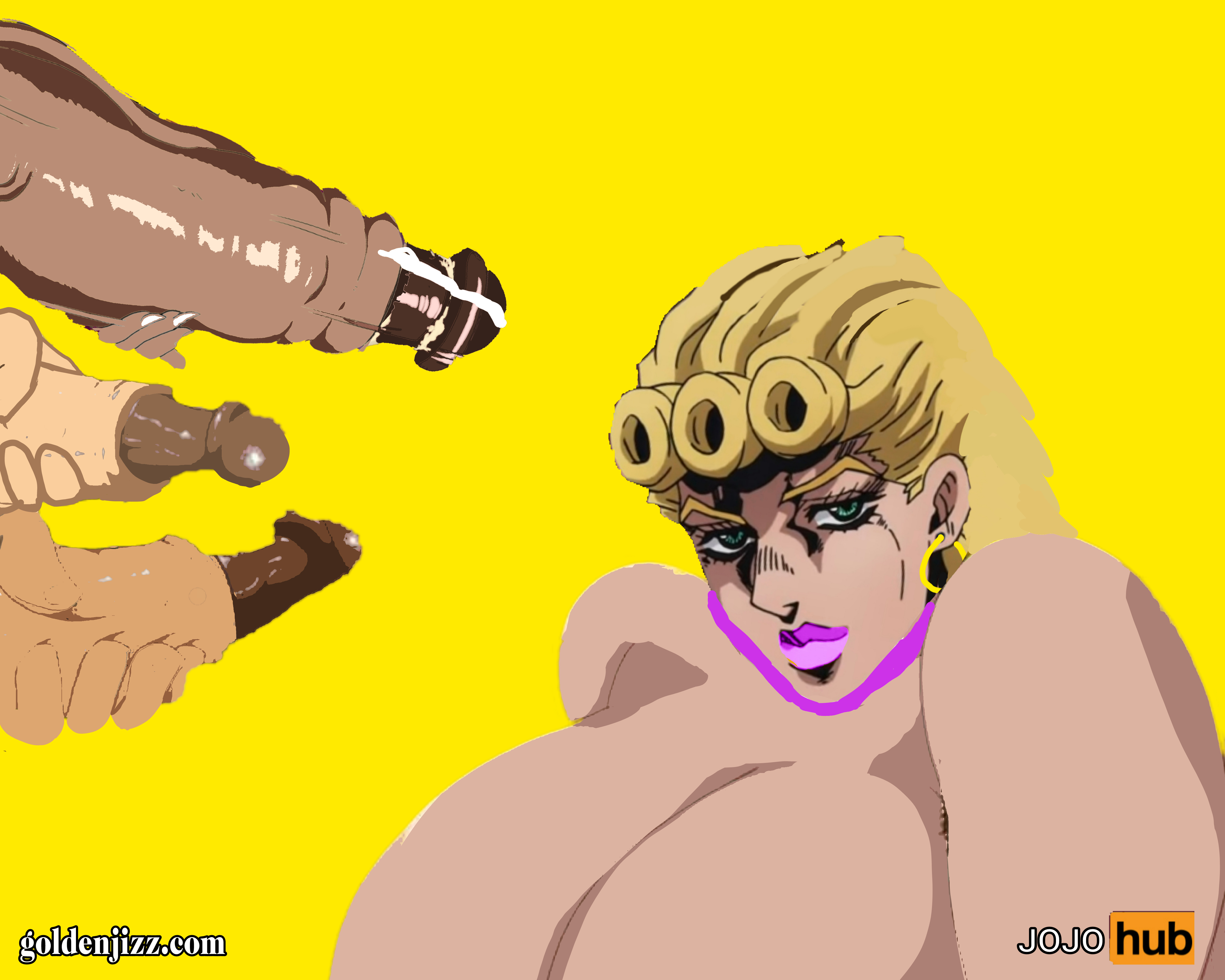 1278keikaku Dragona_Joestar Giorno_Giovanna Golden_Wind Jojo's_Bizarre_Adventure Rule_63 The_JOJOLands Tiziano Vinegar_Doppio edit pulpawoelbo