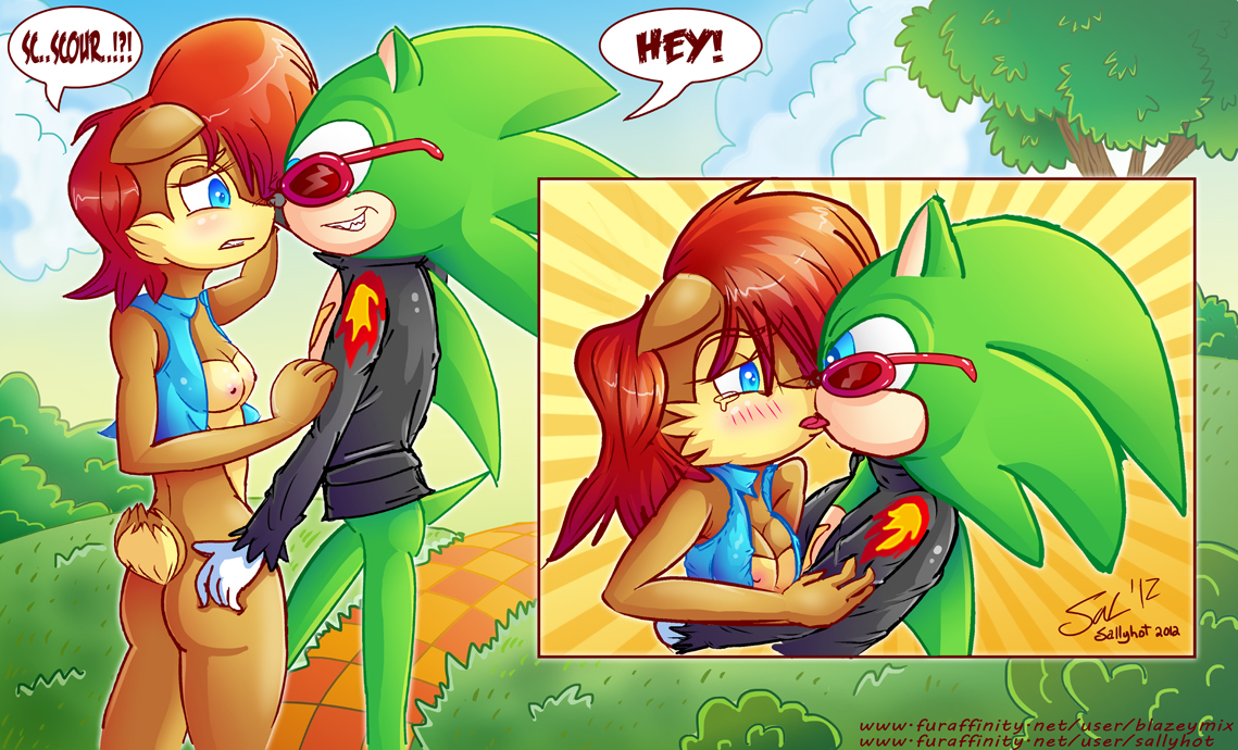 Sally_Acorn Scourge_the_Hedgehog Sonic_the_Hedgehog_(series) sallyhot