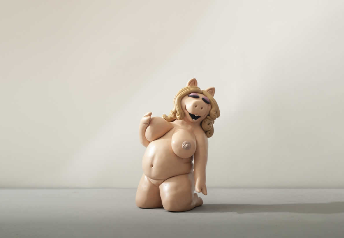 Emilio_Rangel Miss_Piggy Muppets Sculpture Statue inanimate