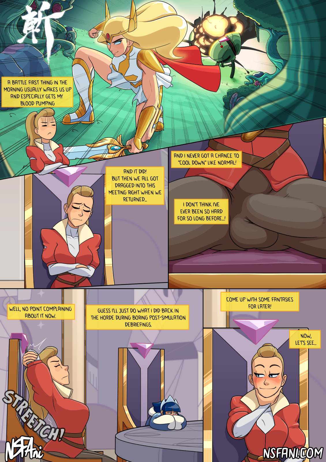 Adora Frosta Masters_of_the_Universe She-Ra_and_the_Princesses_of_Power comic nsfani