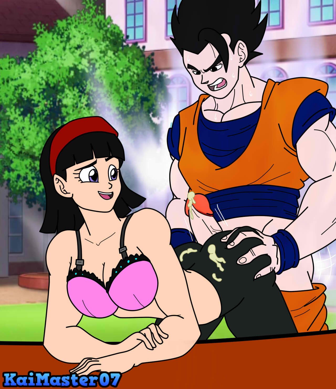 Dragon_Ball_(series) KaiMaster07 Son_Gohan Videl acelewdarts