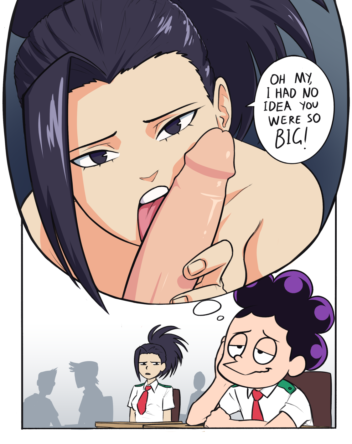 Post 3354345: Minoru_Mineta Momo_Yaoyorozu My_Hero_Academia suoiresnu