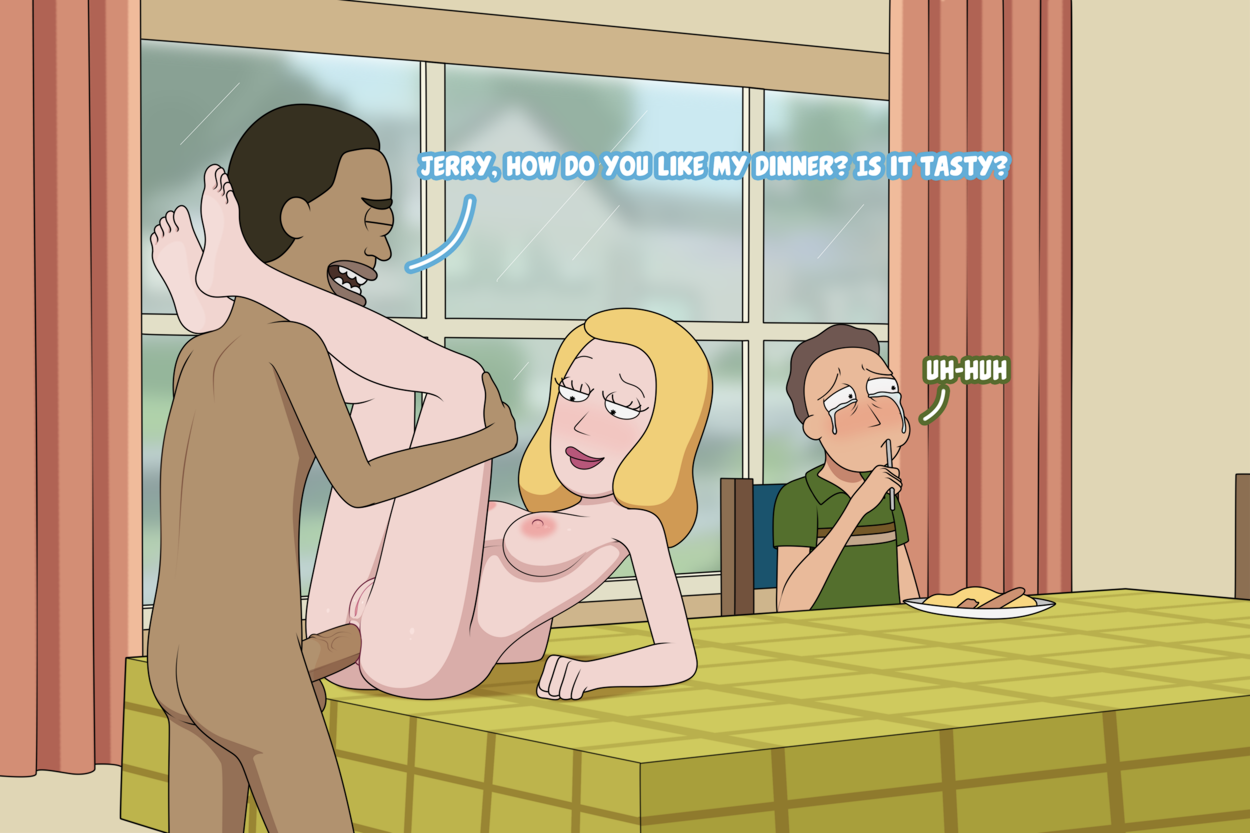 Beth_Smith Jacob_Philip Jerry_Smith Rick_and_Morty Sfan