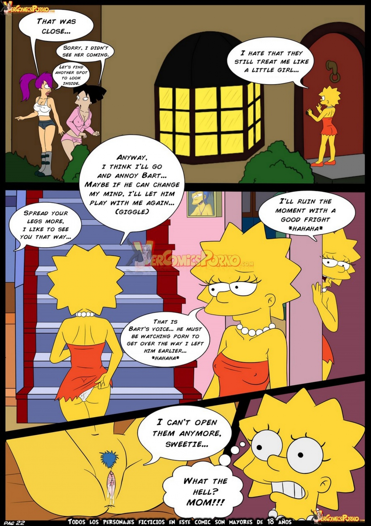 Post 2145304 Amy Wong Comic Croc Artist Crossover Futurama Lisa Simpson Marge Simpson The