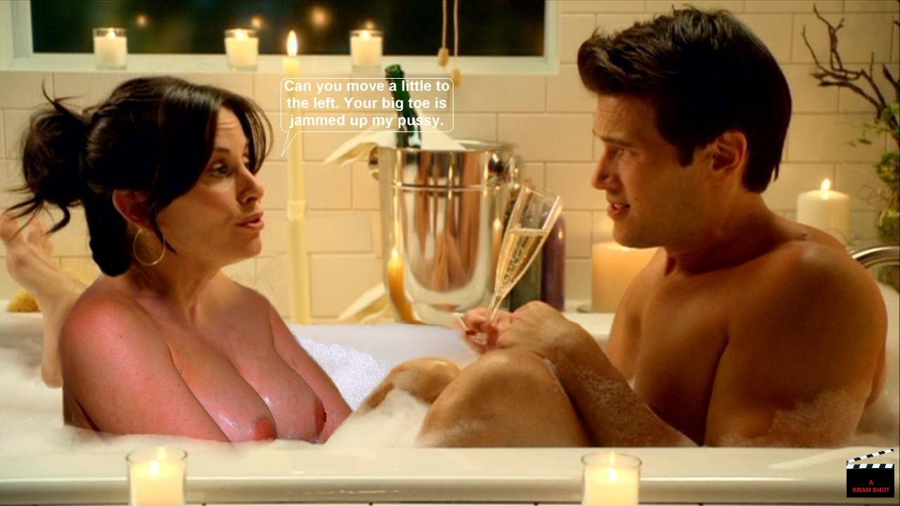 Post 2367254 A Kram Shot Cougar Town Courteney Cox Fakes Josh Jules Cobb Nick Zano