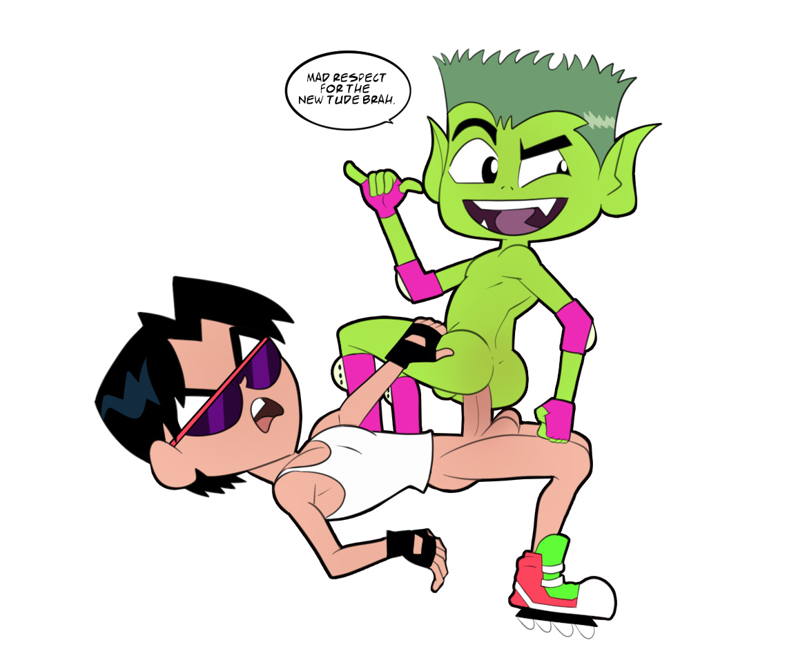 Post 2849547: Beast_Boy DC DCAU Dick_Grayson iyumiblue Robin Teen_Titans  Teen_Titans_GO