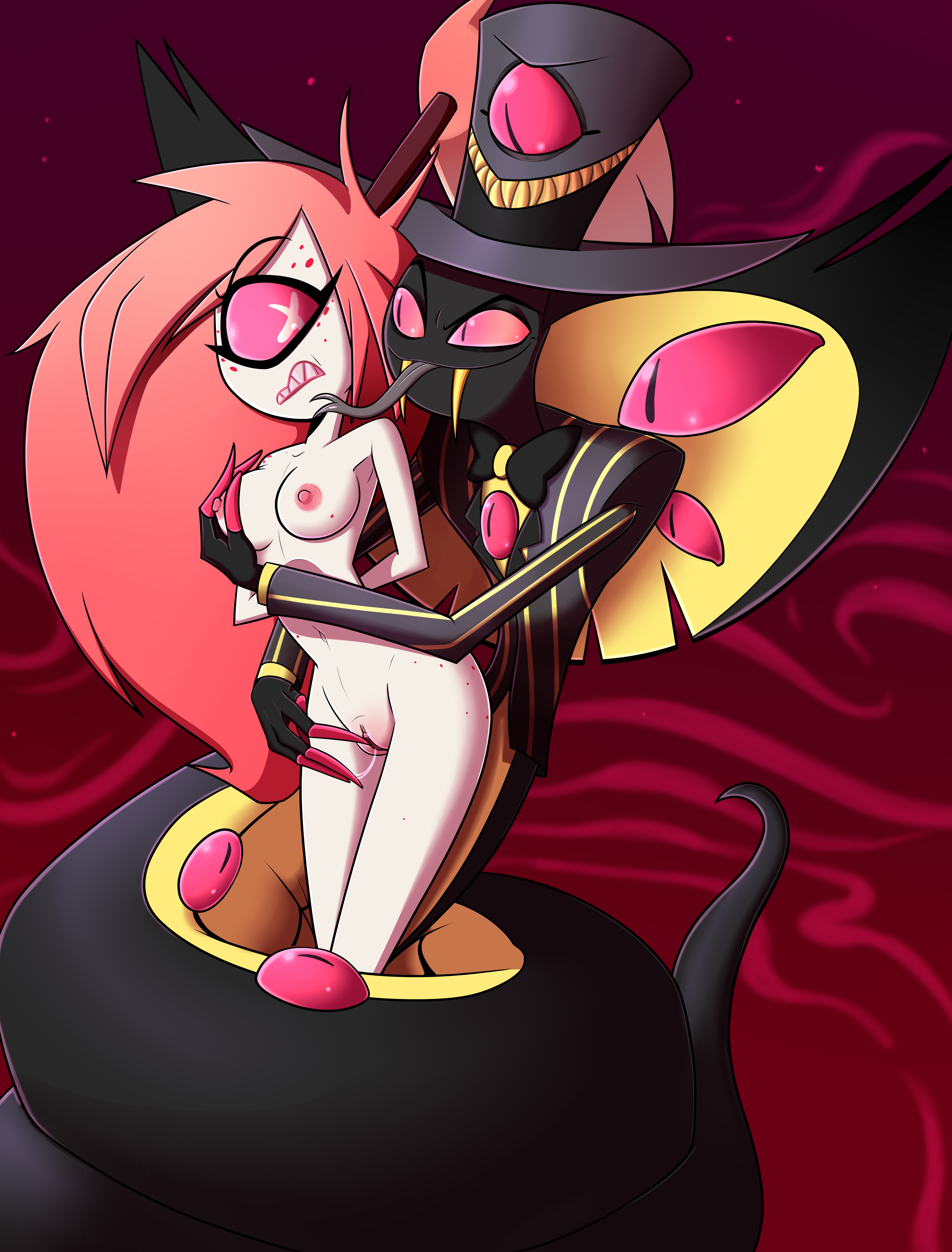 Post 3767887: Cherri_Bomb Hazbin_Hotel Sir_Pentious