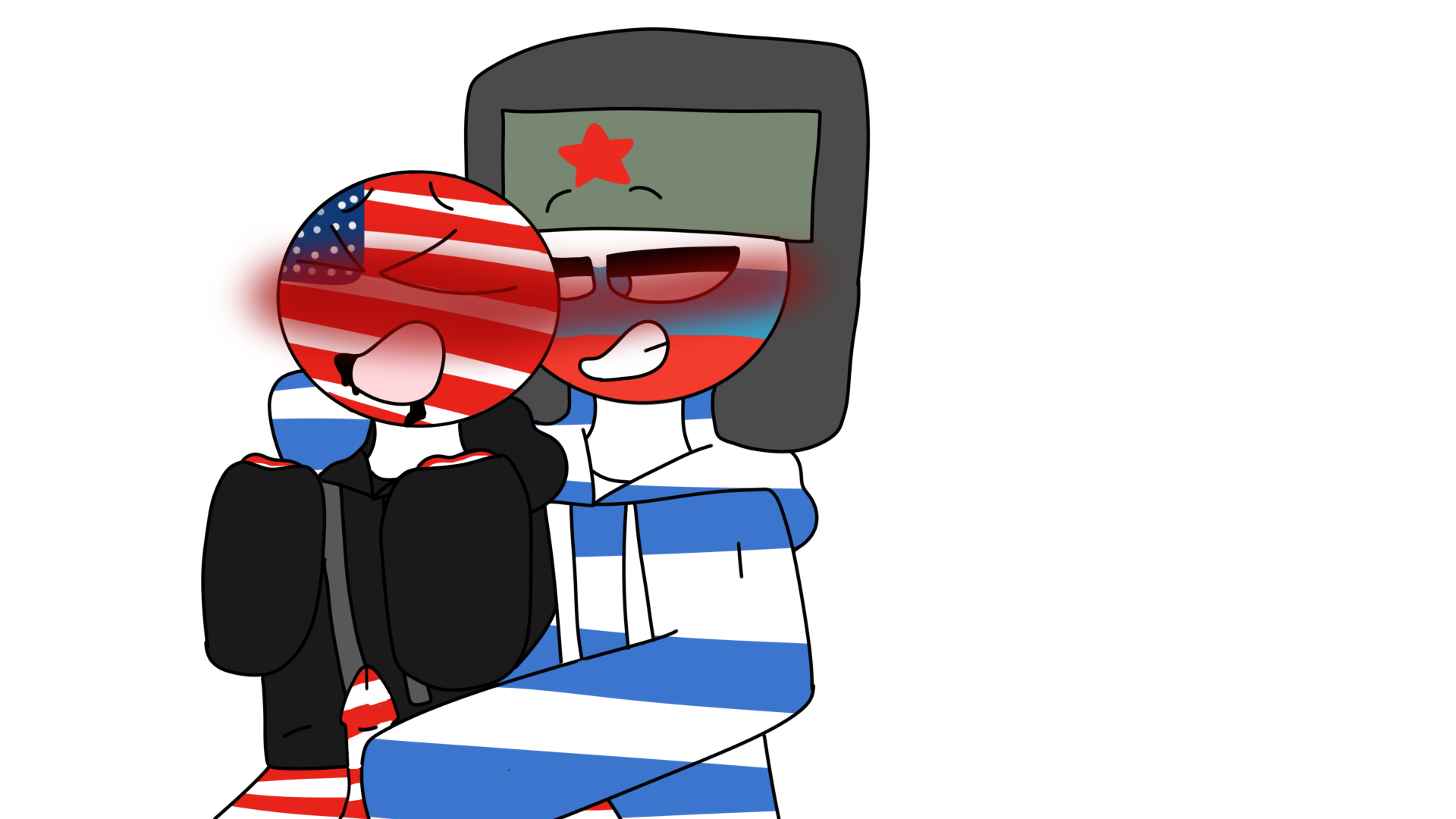 Post 3038467: America Countryhumans Russia