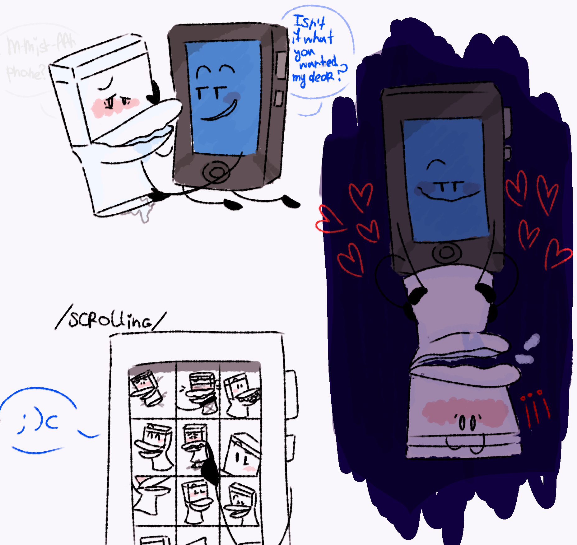 Inanimate insanity toilet