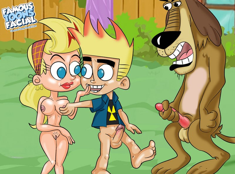 Dukey Johnny_Test Johnny_Test_(series) Sissy_Blakely famous-toons-facial