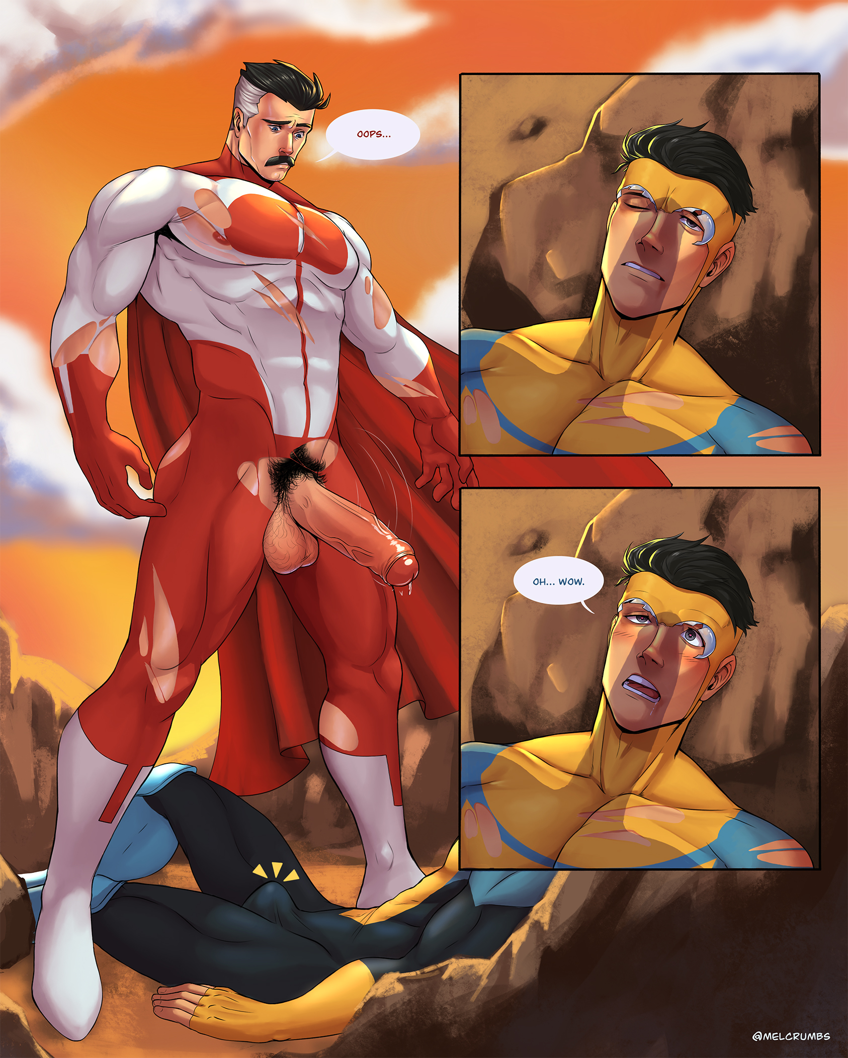 Invincible gay porn