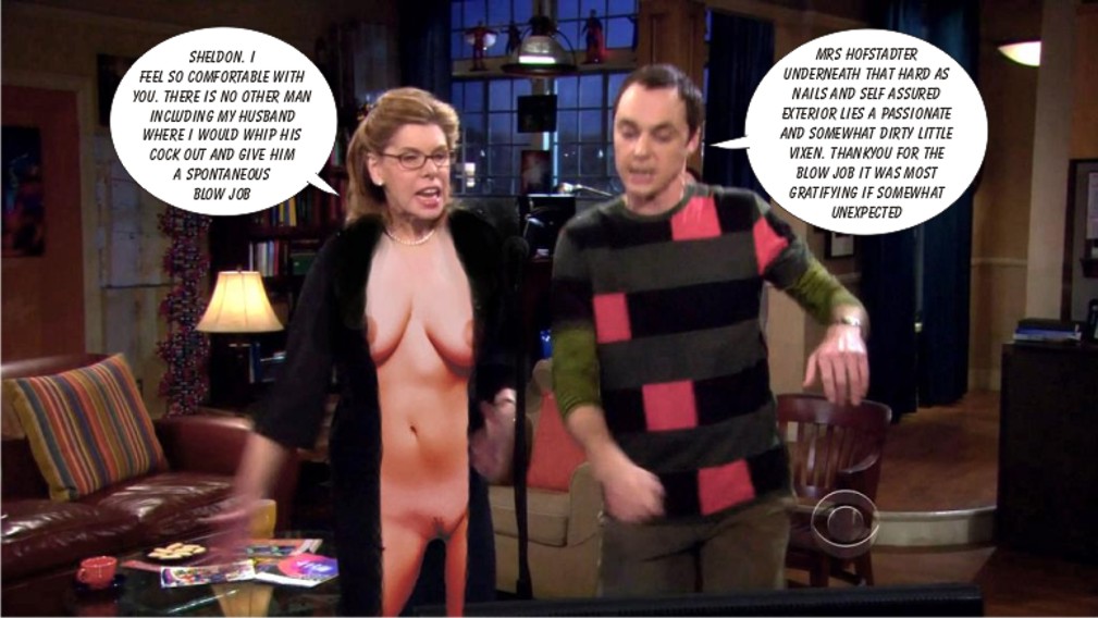 Post Beverly Hofstadter Christine Baranski Fakes Jim Parsons Moyman Sheldon Cooper The