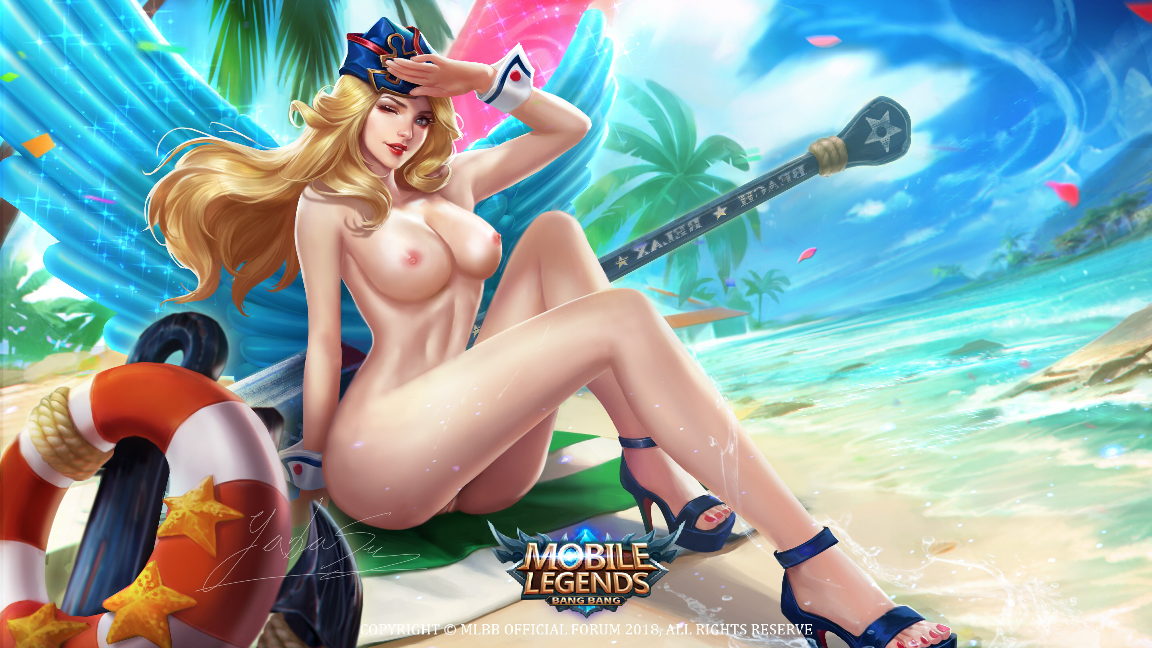 Freya Mobile_Legends beach_sweetheart yabasu