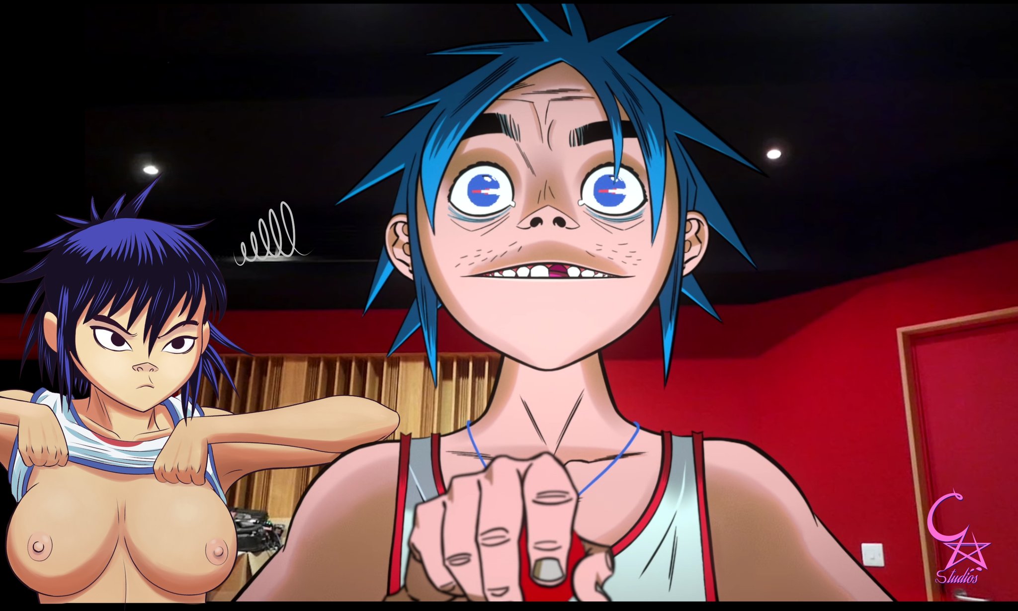 Gorillaz noodle rule 34
