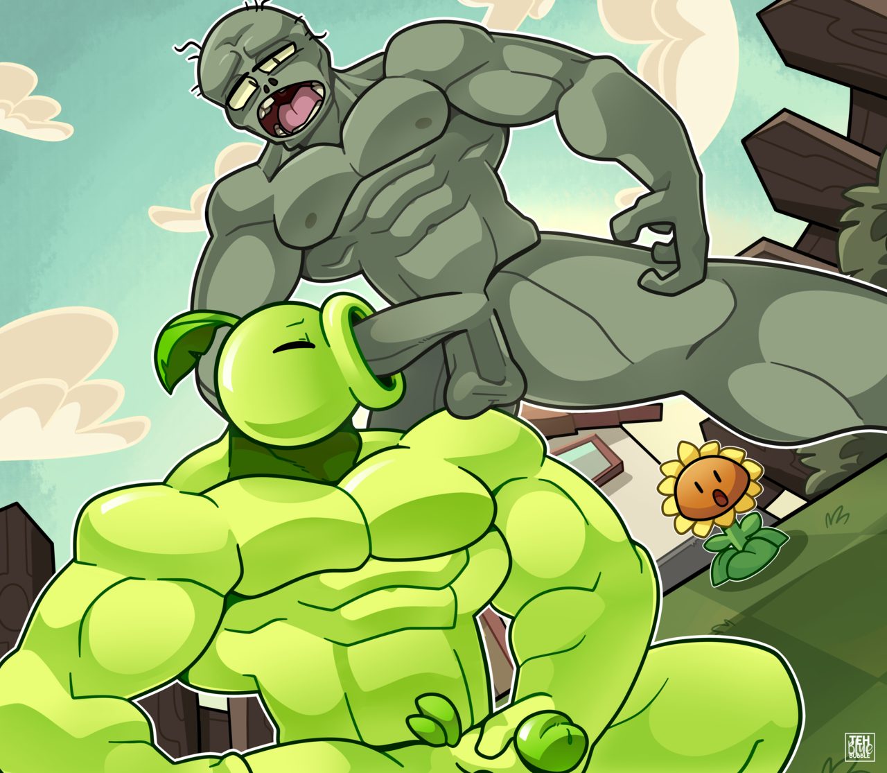 Plants vs zombies gay porn