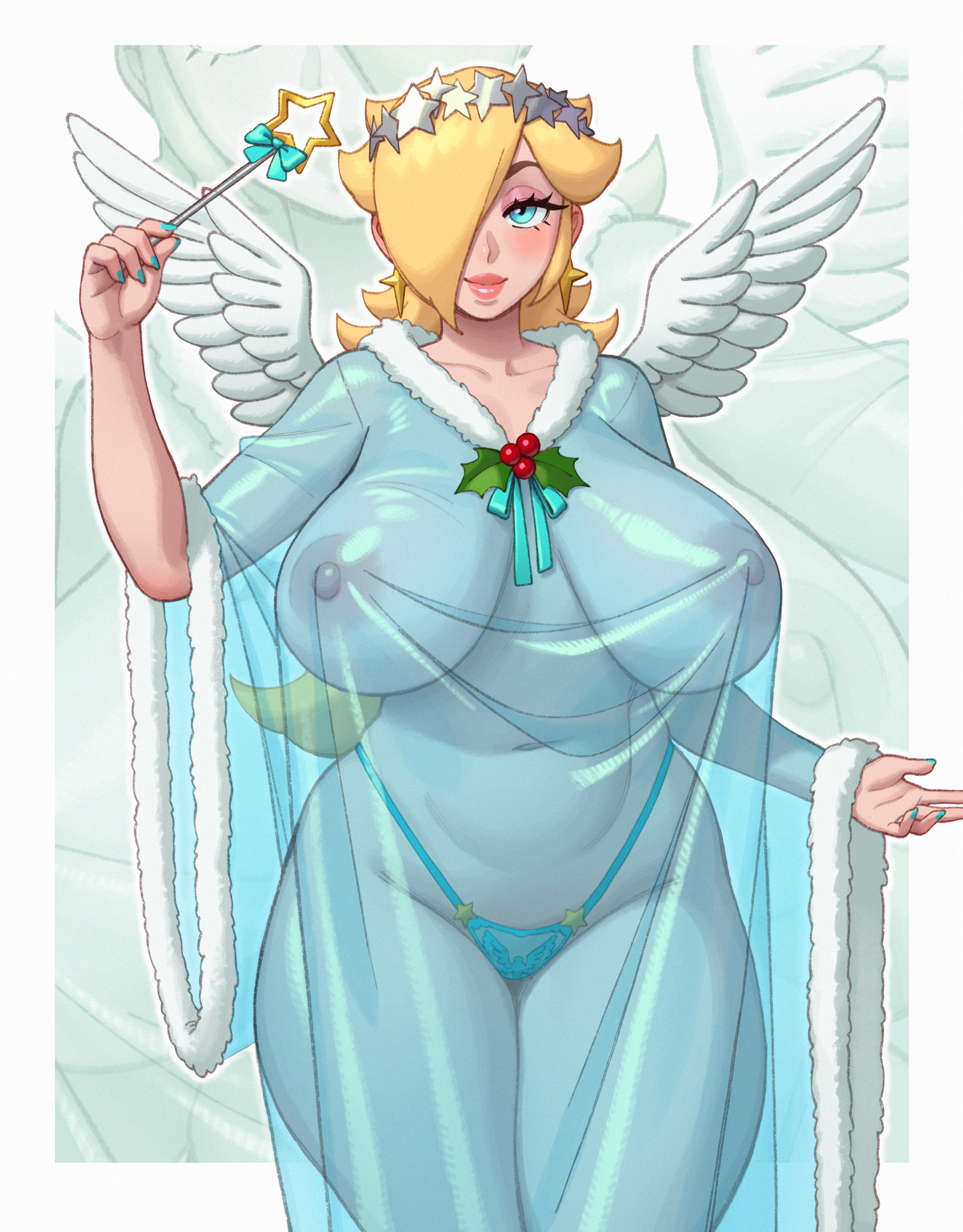 Princess_Rosalina Rizdraws Super_Mario_Bros. Super_Mario_Galaxy