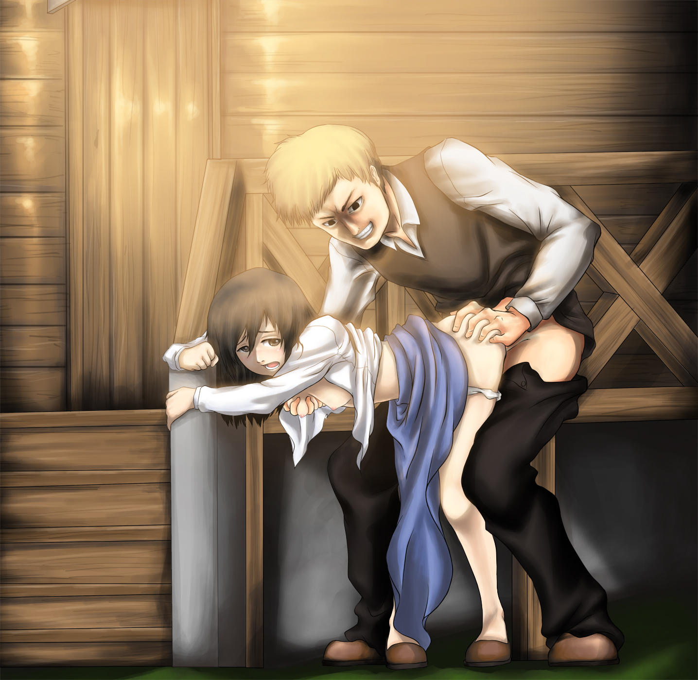 Post 1107435: Attack_on_Titan eamund Jean_Kirstein Mikasa_Ackerman