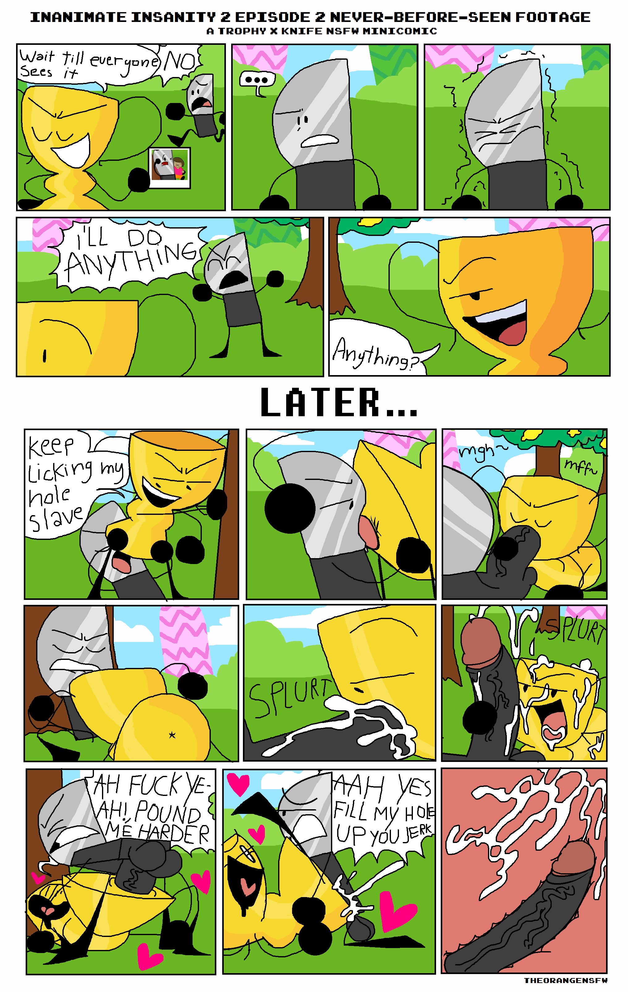 Inanimate_Insanity Knife TheOrangeNSFW Trophy comic