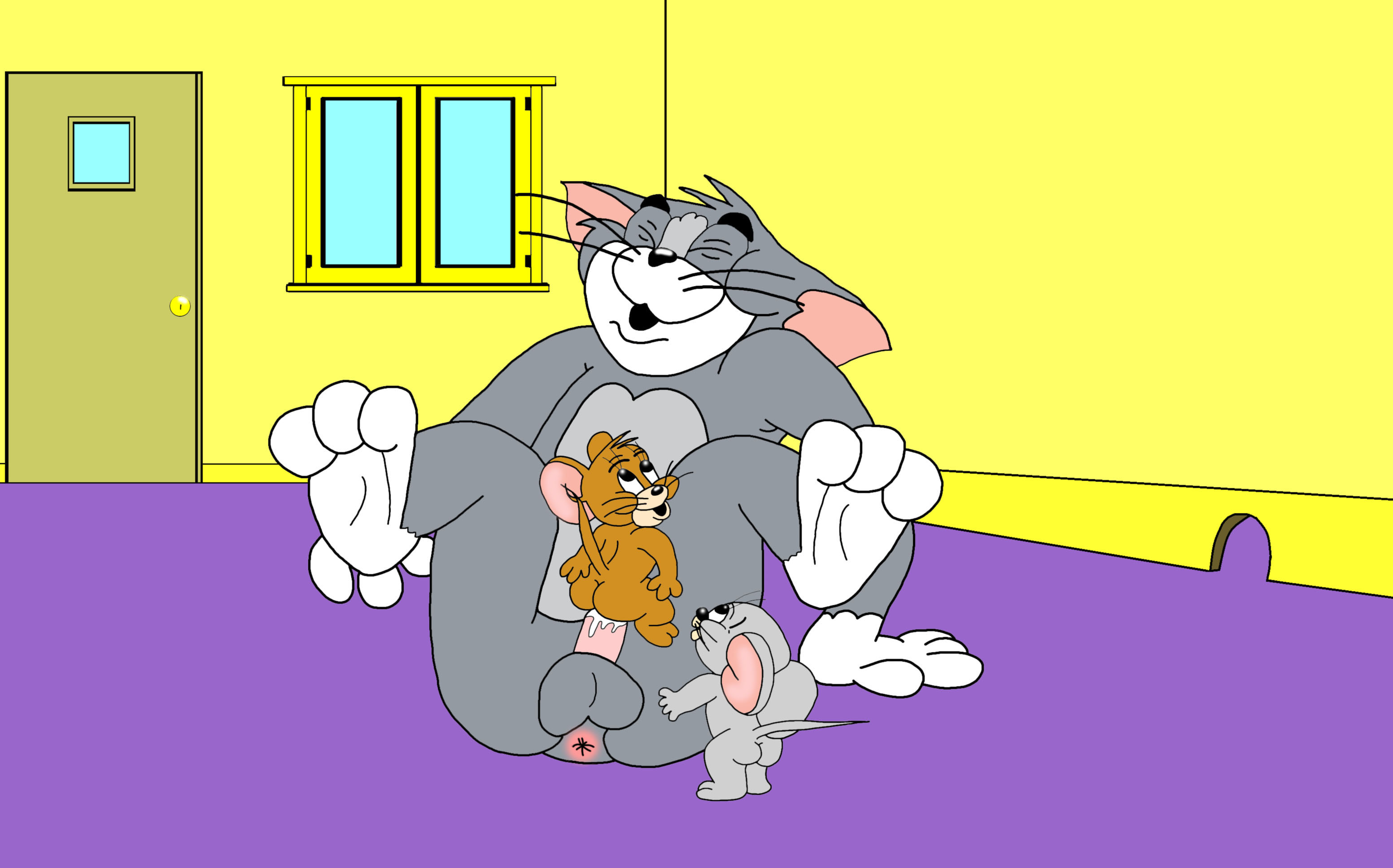 Post 1140112: Jerry_Mouse Nibbles Tom_and_Jerry Tom_Cat