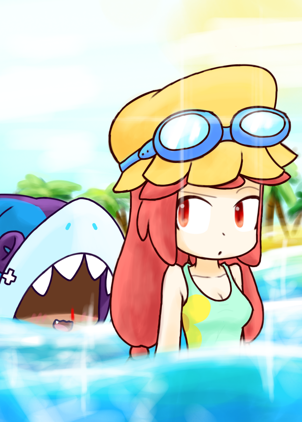 Post 3286288: Brawl_Stars Jessie Koisu! Leon Shark_Leon Summer_Jessie