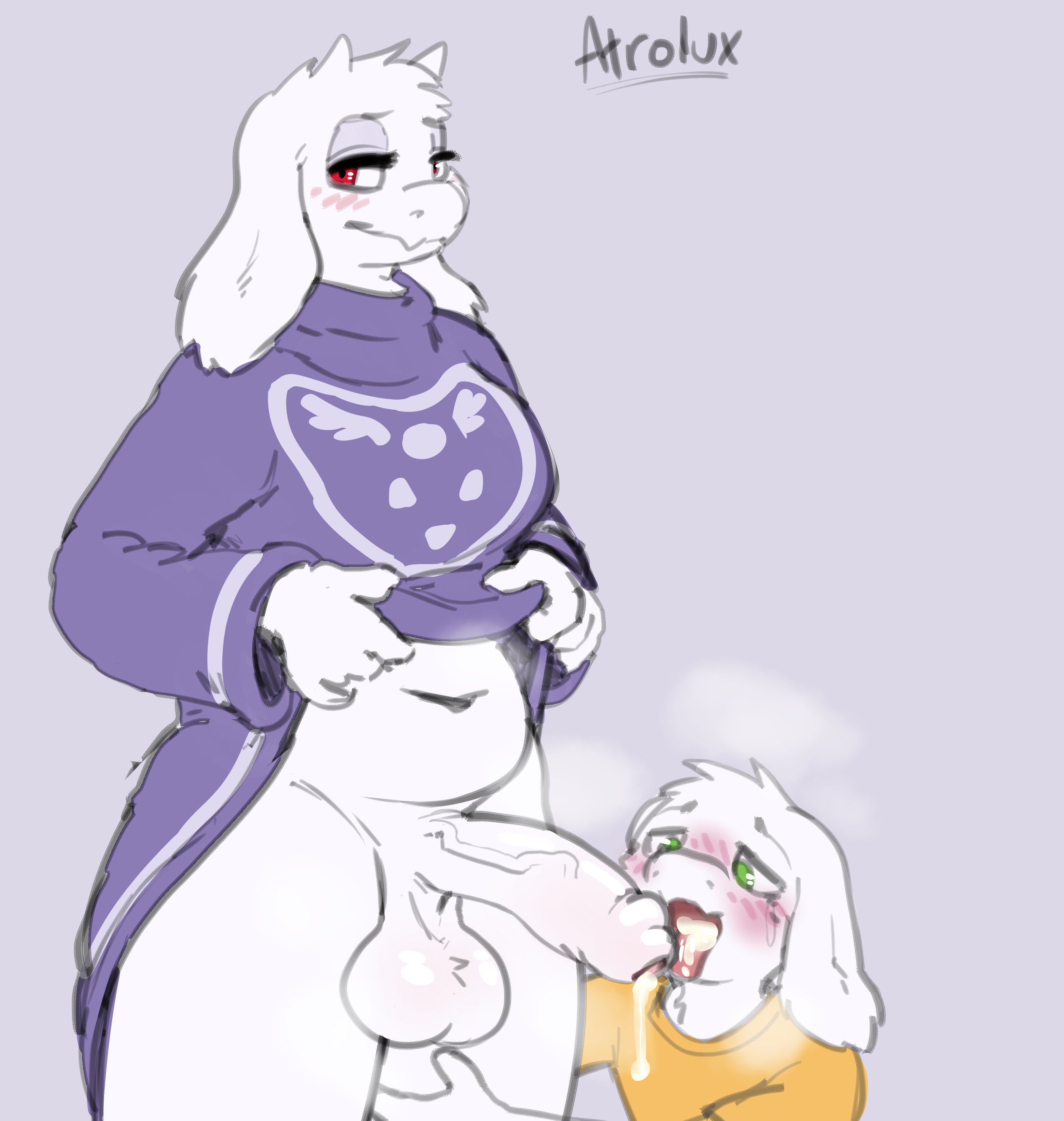 Post 3926961: Asriel_Dreemurr atrolux Toriel Undertale