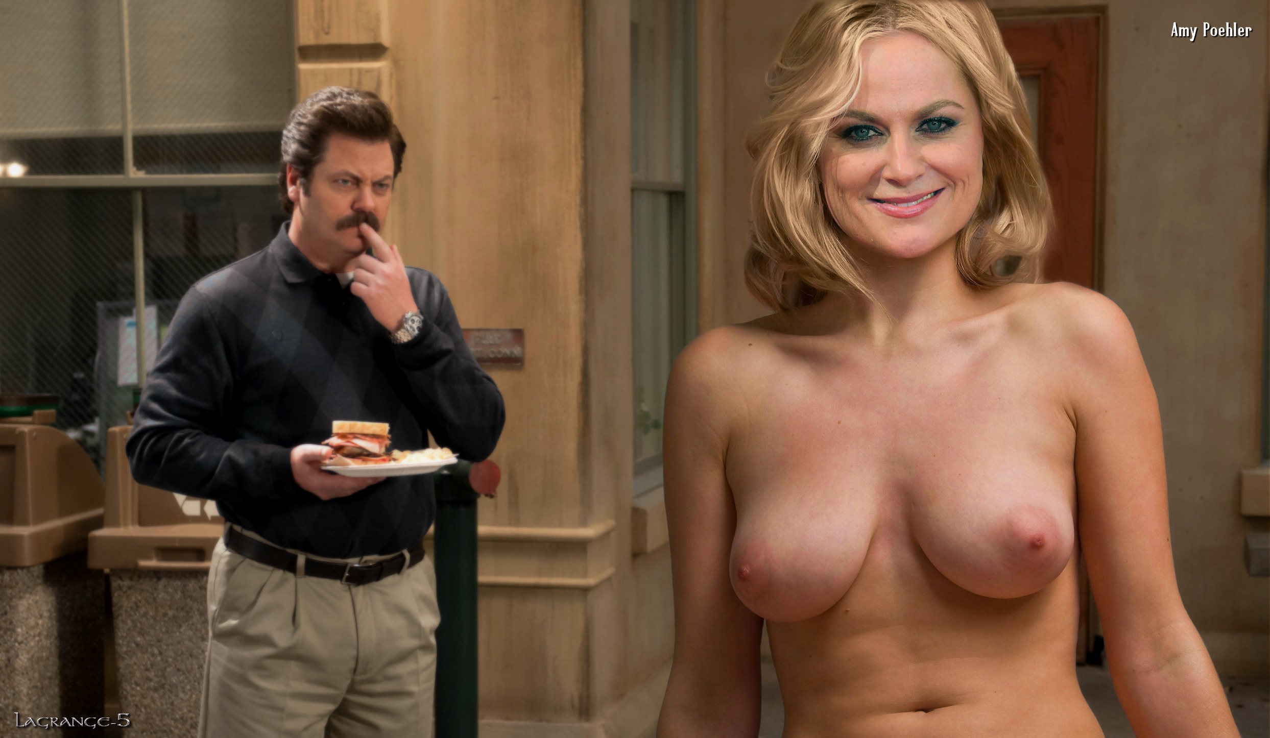 Post 2550780 Amy Poehler Fakes Lagrange 5 Leslie Knope Nick Offerman