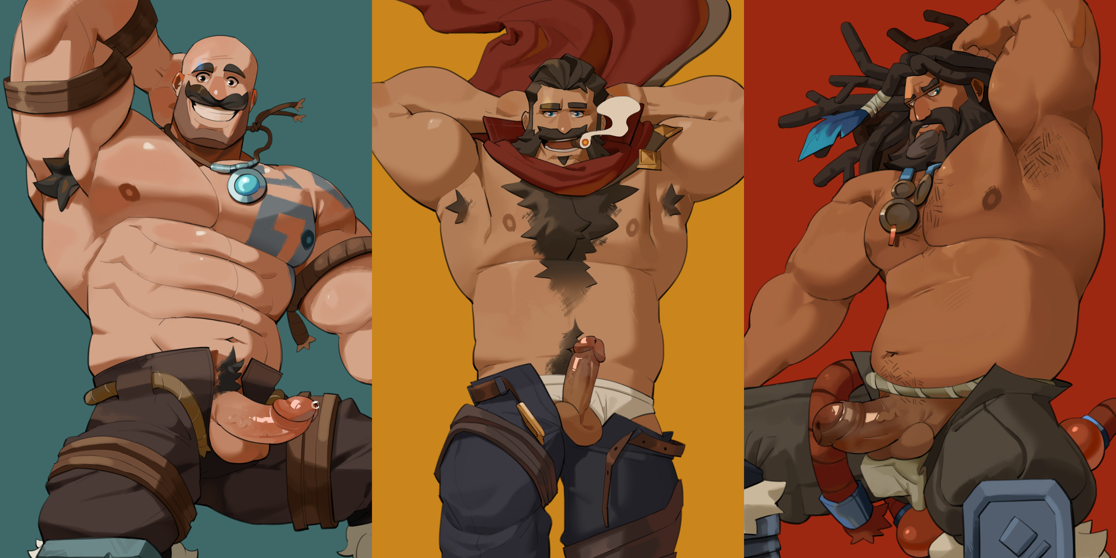 Braum Graves League_of_Legends Udyr camerioncamill