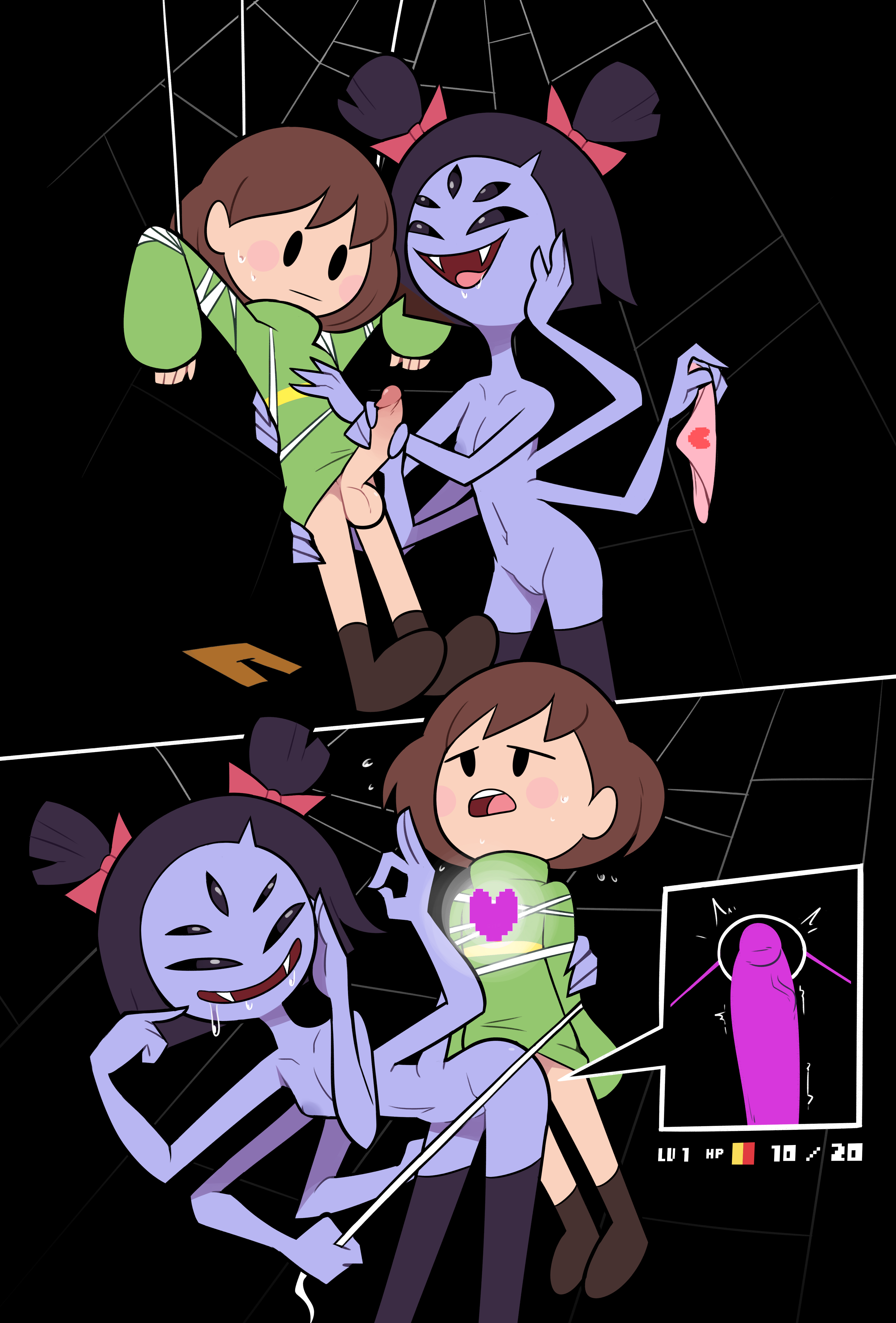 Post 3563978: Chara edit Miscon Muffet Undertale