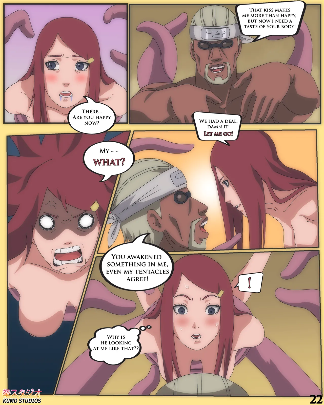 Killer_Bee KumoStudios Kushina_Uzumaki Naruto comic