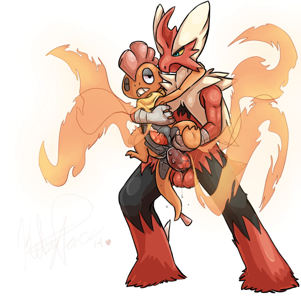 Blaziken Kamikitty Mega_Blaziken Mega_Evolution Porkyman Scrafty