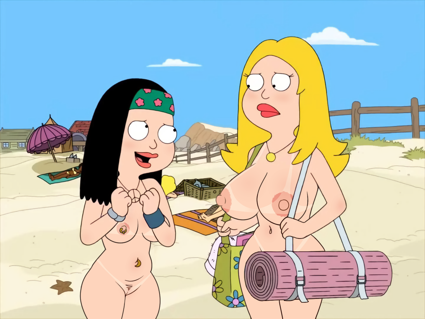 American_Dad Francine_Smith Hayley_Smith screenshot_edit yenvudu