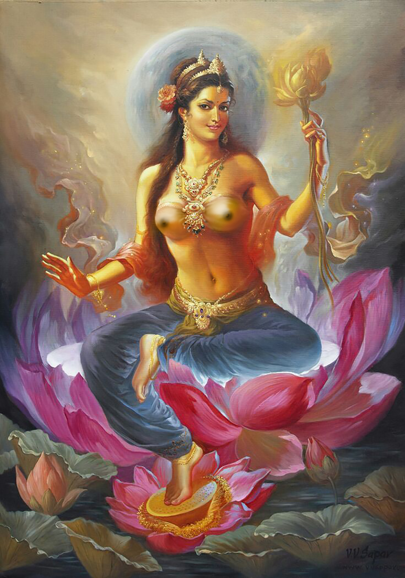 Post 2760328 Bindi Devi Durga Goddess Hinduism India V V Sapar