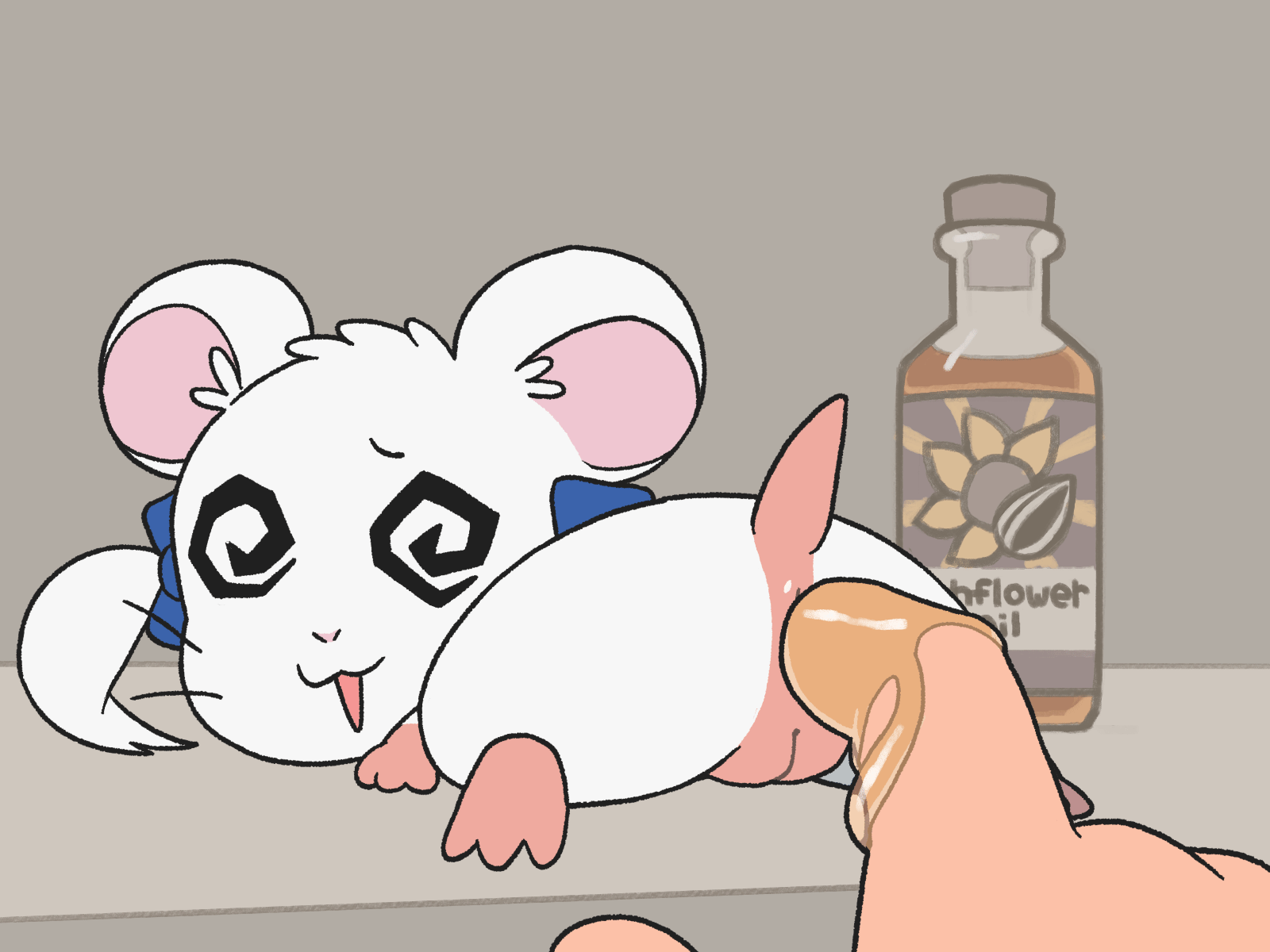 Bijou and hamtaro