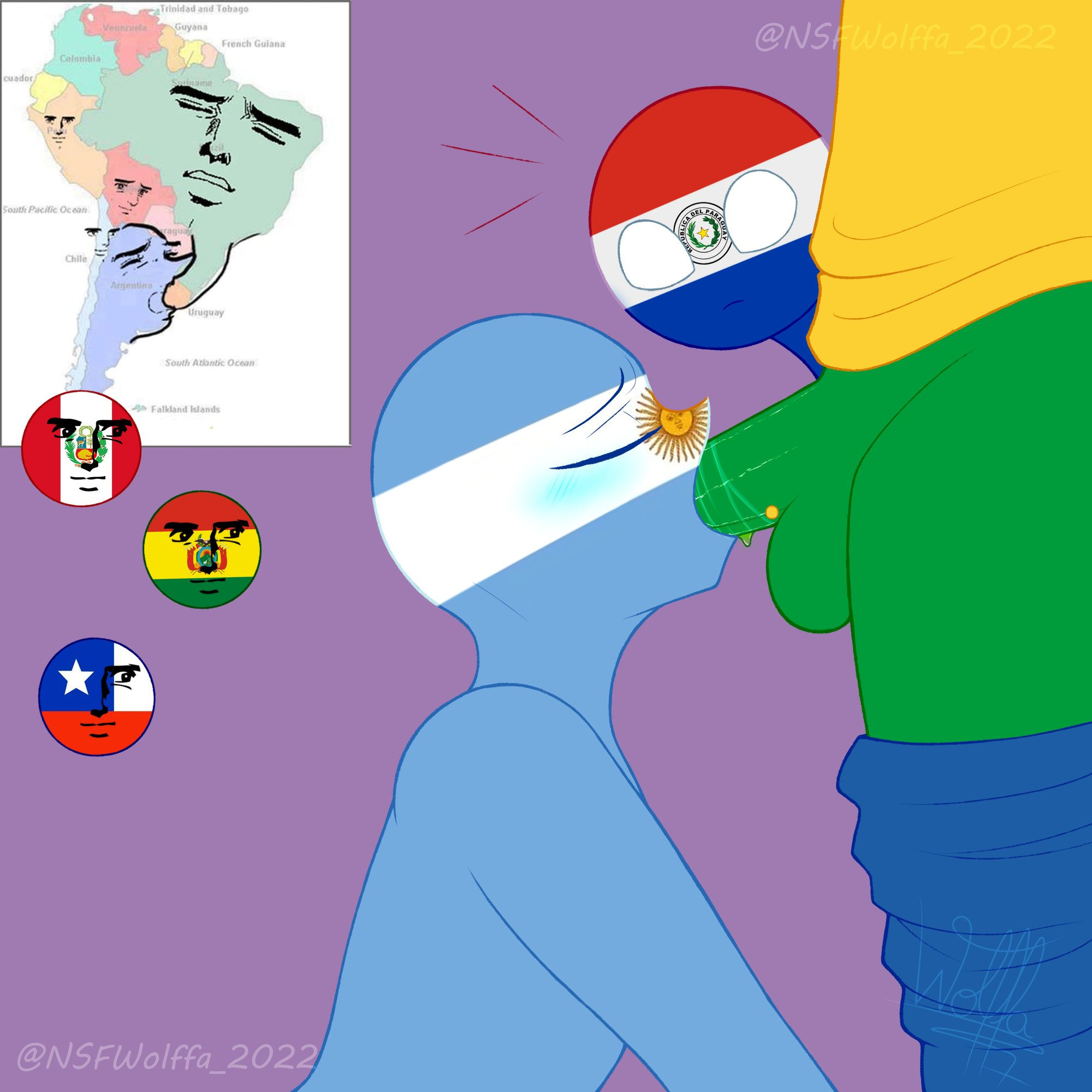 Post 5803039 Argentina Bolivia Brazil Chile Countryballs Countryhumans Meme Paraguay Peru Yaranaika 1515