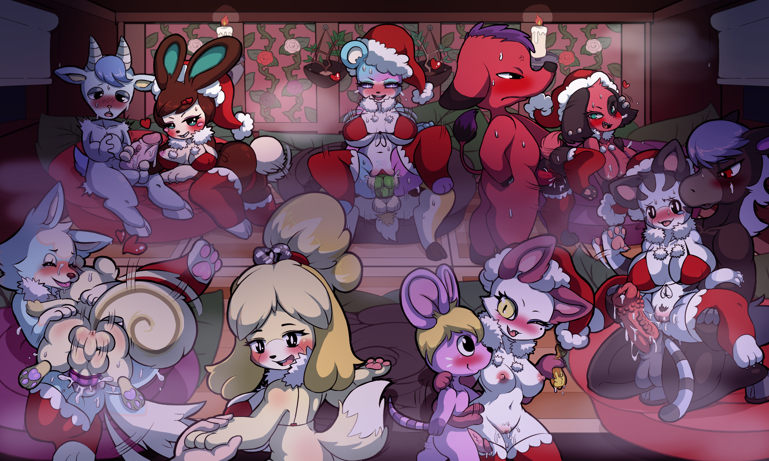 Animal_Crossing Carmen Cherry Christmas Cyd Isabelle Judy Lolly Lopez Marshal Olivia Roscoe Sherb Whitney tod_d