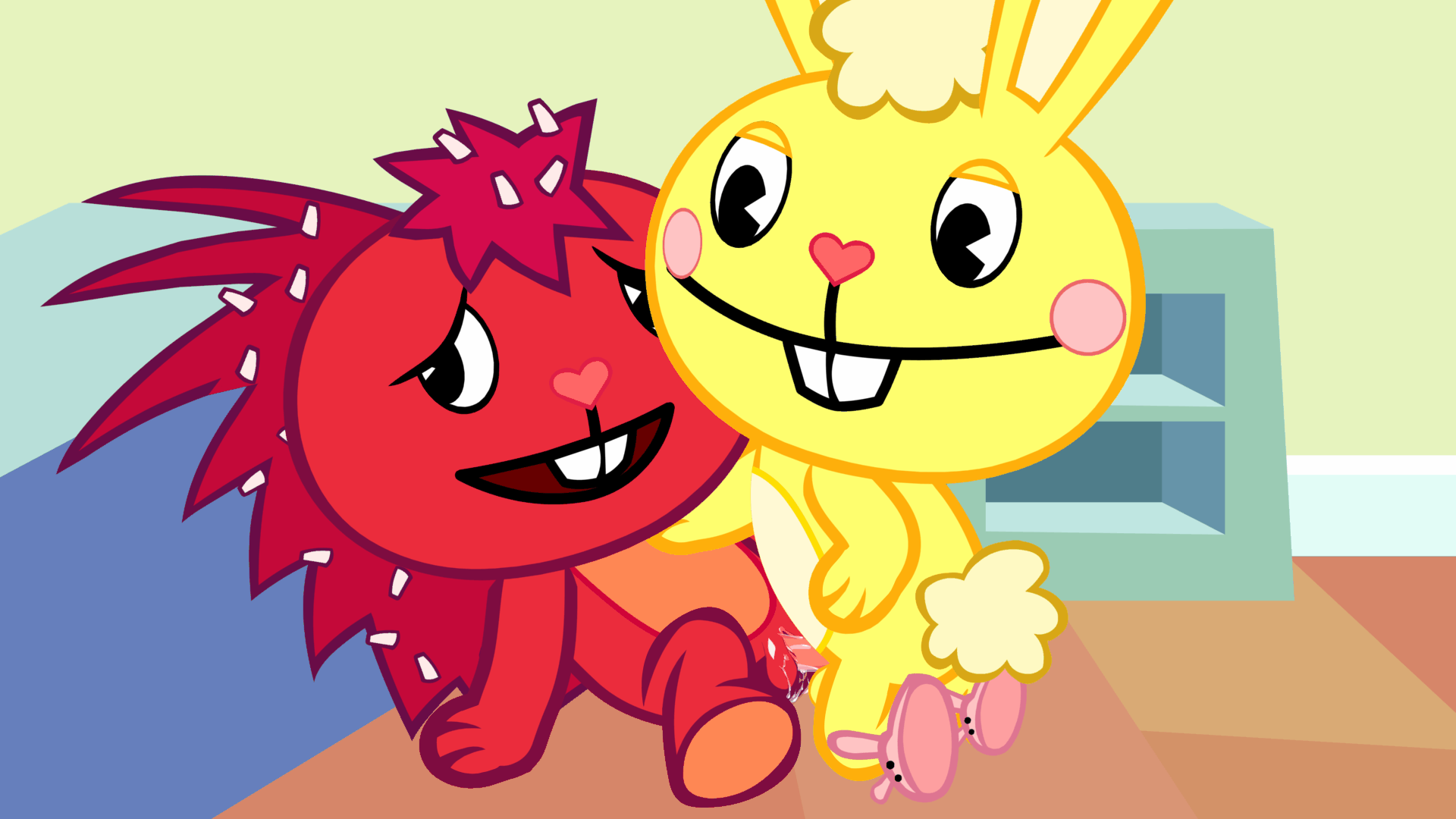 Post 4021028 Animated Cuddles Flaky Happytreefriends