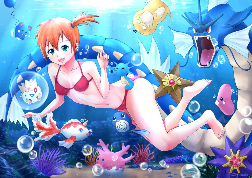 Post 4689036 Azurill Corsola Gyarados Misty Porkyman Psyduck Tagme Togepi 2895