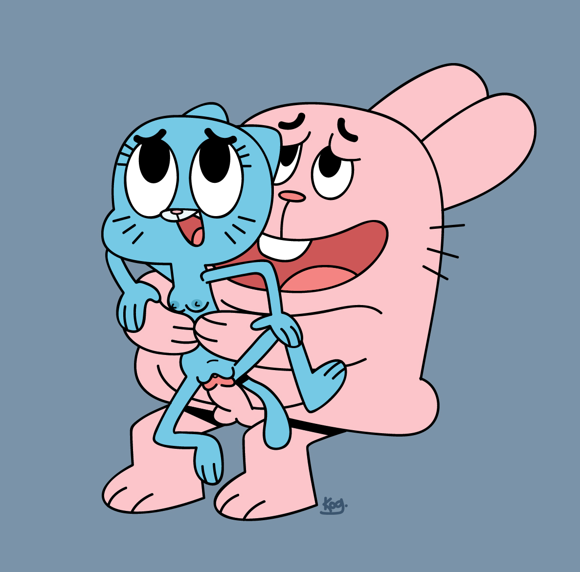 Kog Nicole_Watterson Richard_Watterson The_Amazing_World_of_Gumball